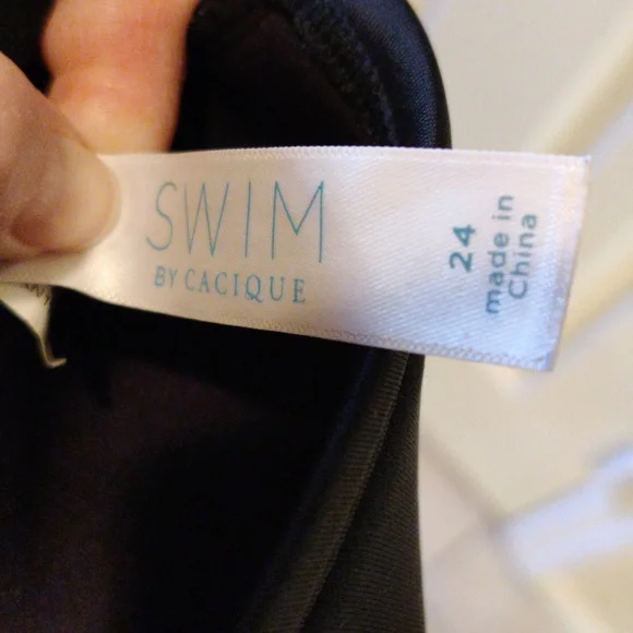 Lane Bryant Cacique two piece bathing suit in size 24 - Picture 10 of 11